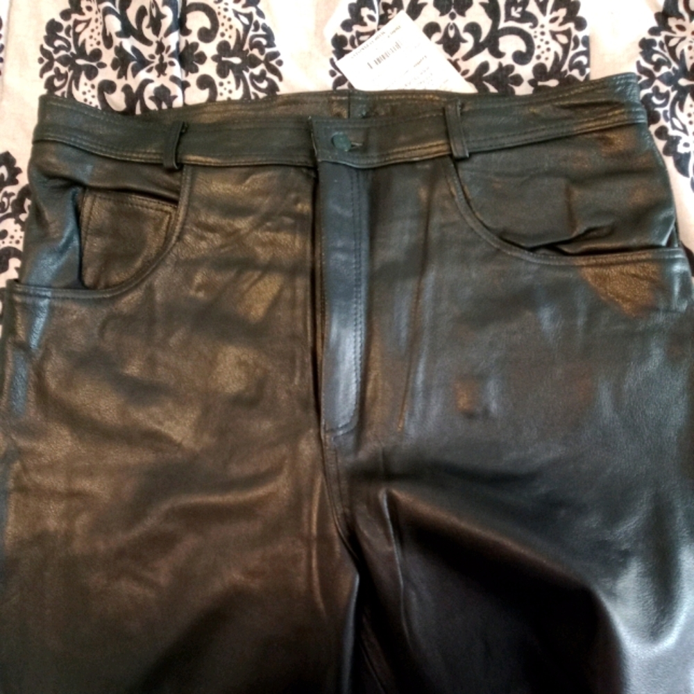 Men's Riding Leather Pants